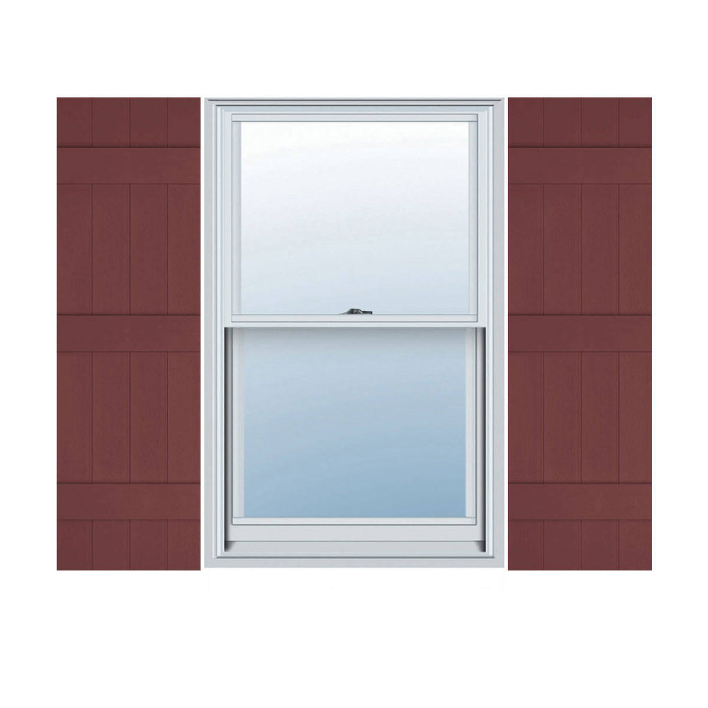 14x22W x 63x22H Vinyl Board-n-Batten Shutters O931716