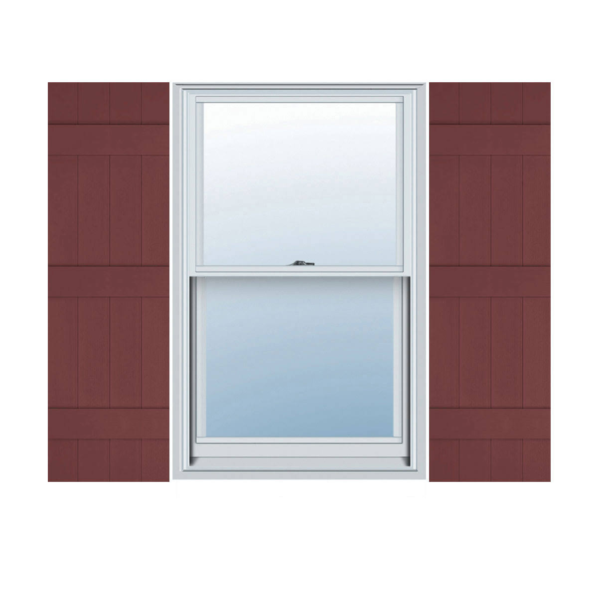 14x22W x 63x22H Vinyl Board-n-Batten Shutters O931716