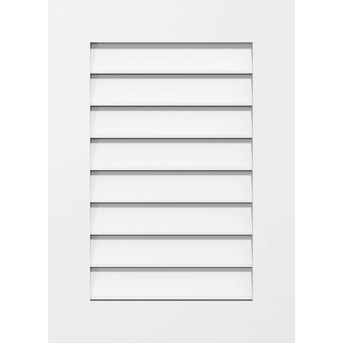 Vertical Surface Mount PVC Gable Vent V8727