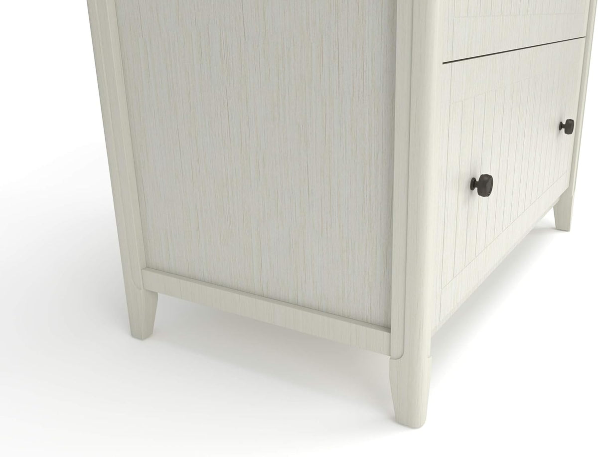 Weathered White Lateral Filing Cabinet Q906