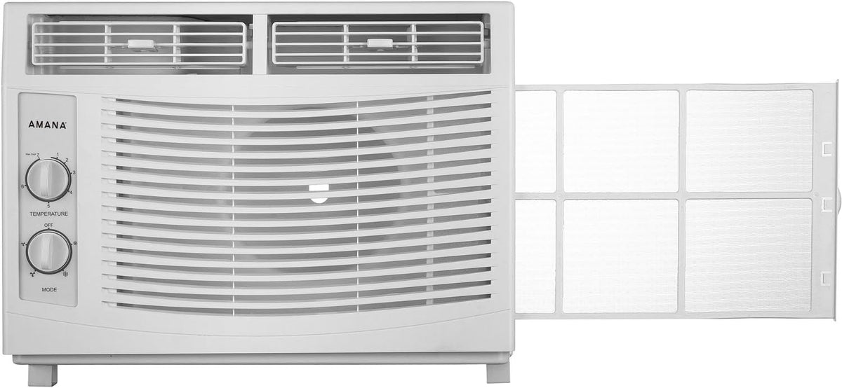 5,000 BTU 115V Window-Mounted Air Conditioner White A199