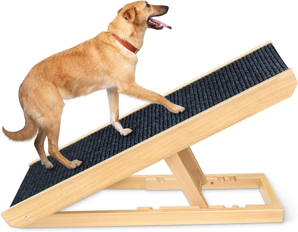 Adjustable Folding Portable Natural Wooden Pet Ramp R815