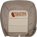 Tan Perforated Leather Seat Cover W983