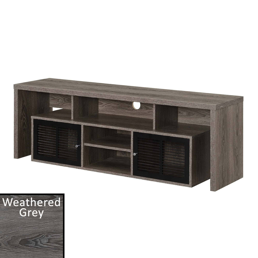 60 inch TV Stand with Storage Cabinets and Shelves T4633