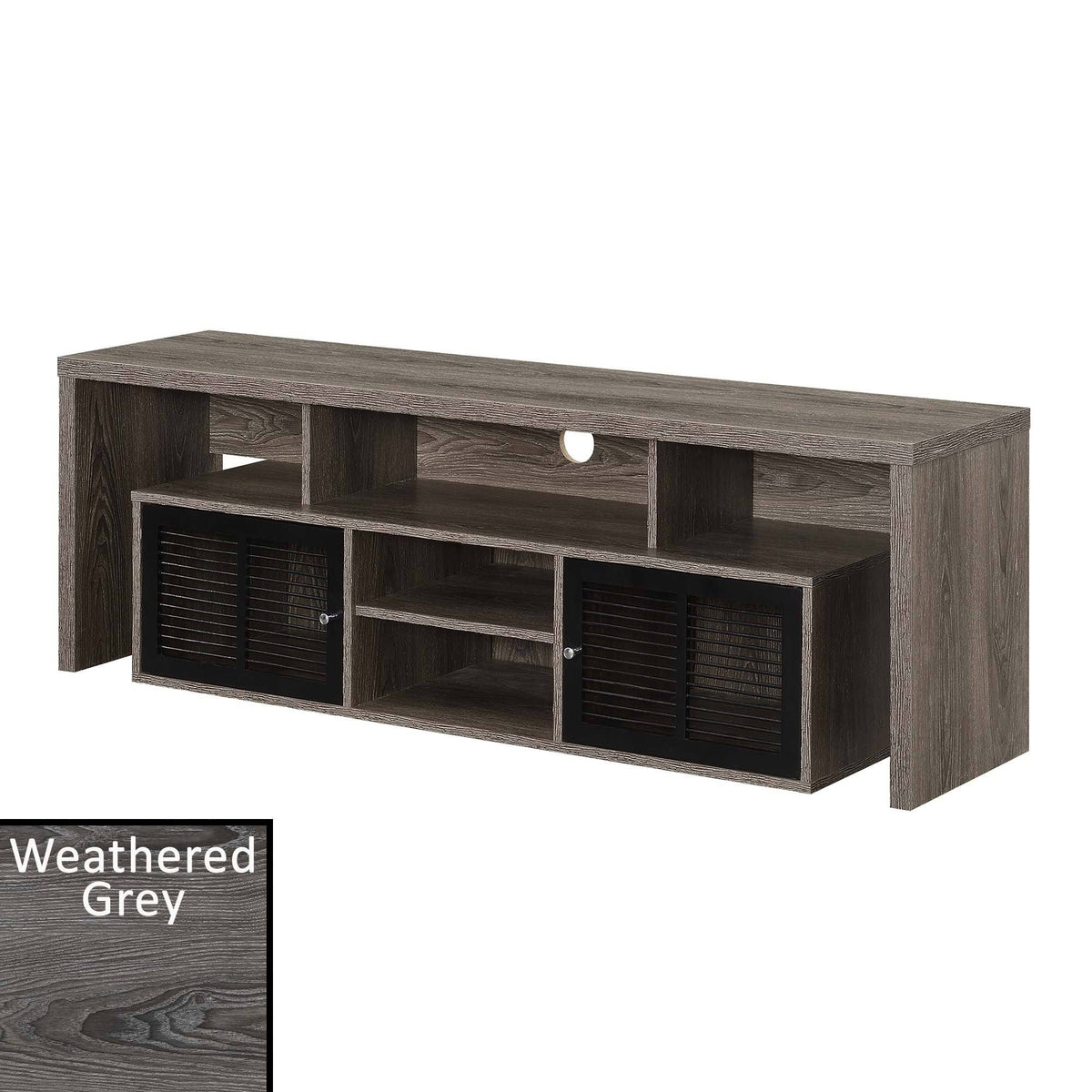 60 inch TV Stand with Storage Cabinets and Shelves T4633