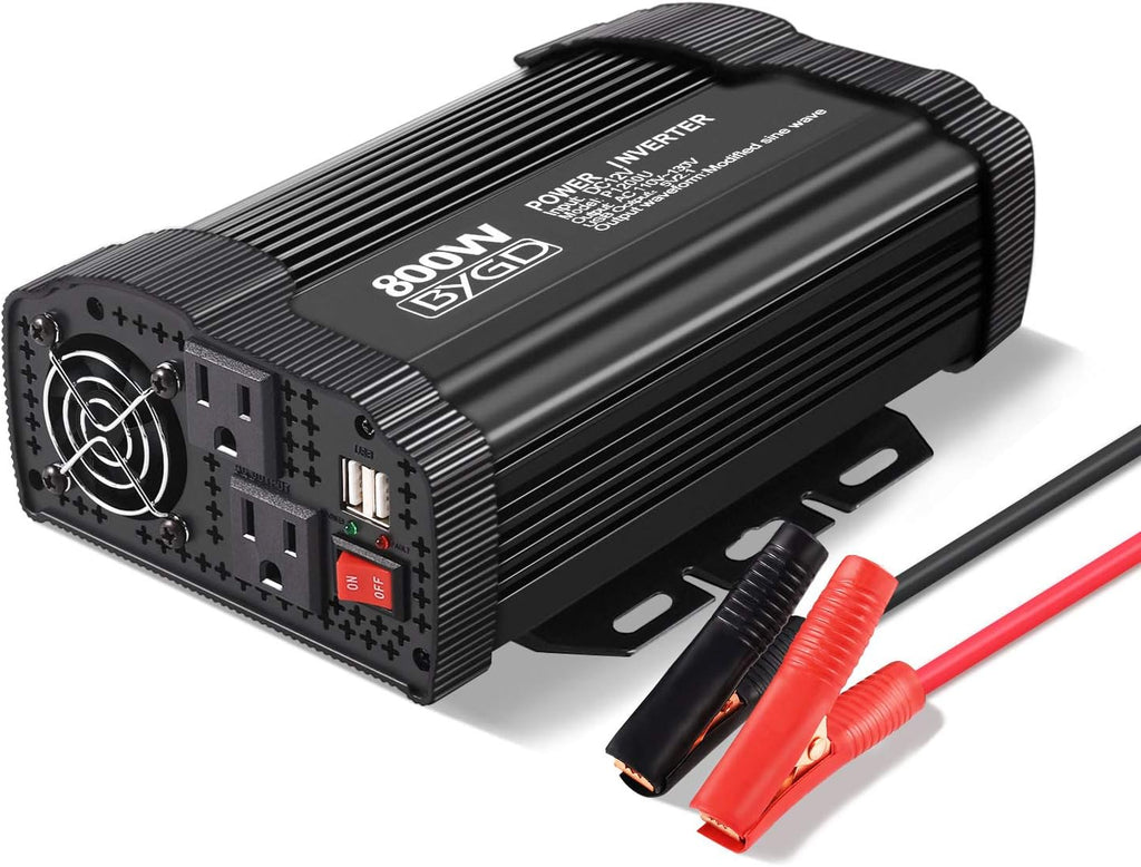 2000W Power Inverter 12V to 110V Modified Sine Wave with 4 AC Outlets L783