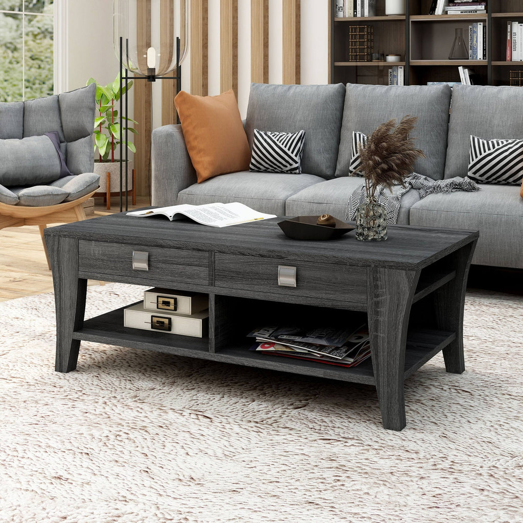 Contemporary Grey Coffee Table J801396