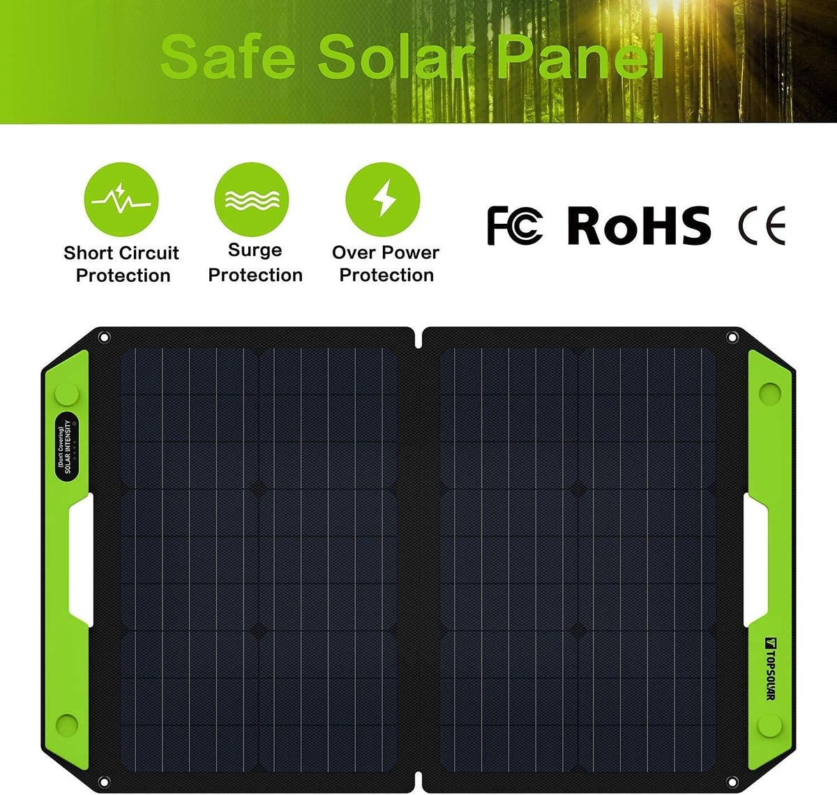 60W Foldable Portable Solar Panel Charger Kit with Dual USB Ports Q83106