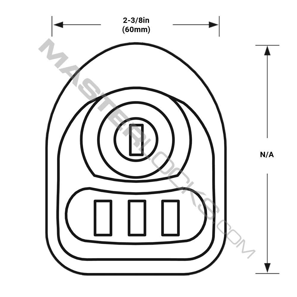 Mechanical Built-in Lock F358