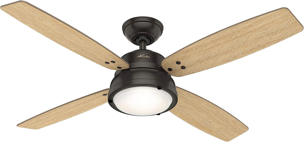 52 inch Bronze Indoor Ceiling Fan with LED Lights R32054