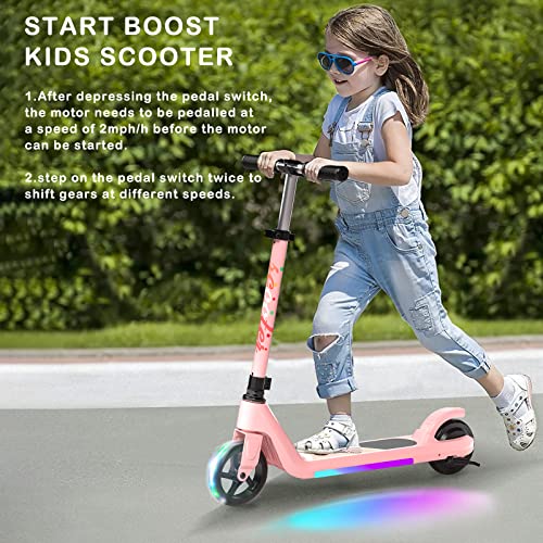 Electric Scooter for Kids Age 6-10 with Adjustable Speed and Height M6255