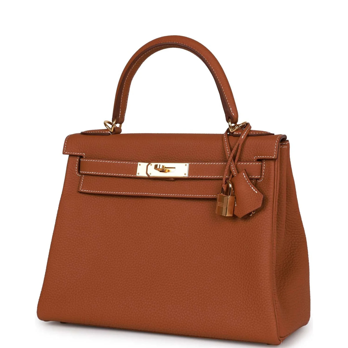 Pre-owned 28 Gold Togo Handbag L813505
