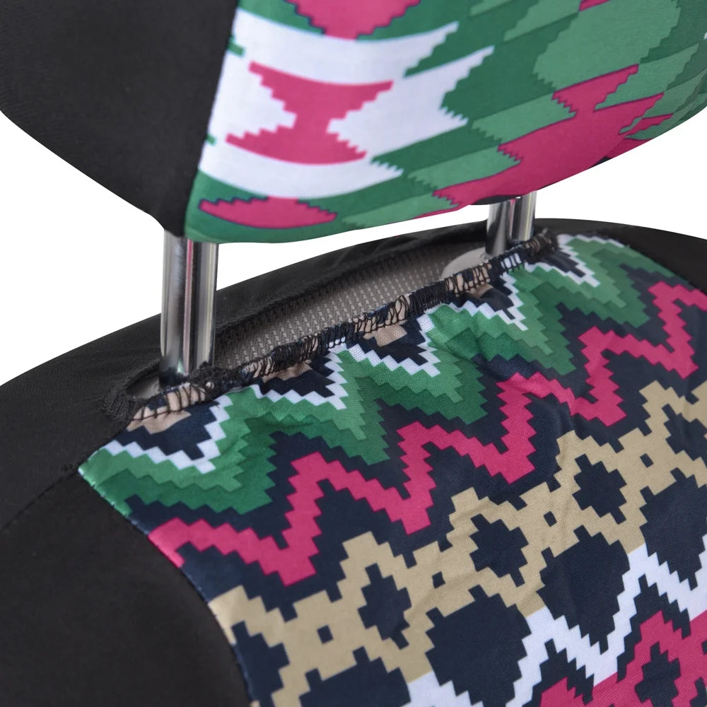 Two Tone Pattern Car Seat Covers B94883