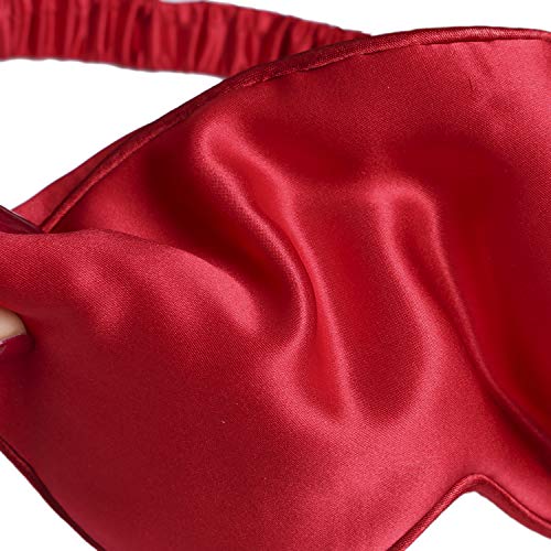 Natural Silk Sleep Mask with Elastic Strap V4865