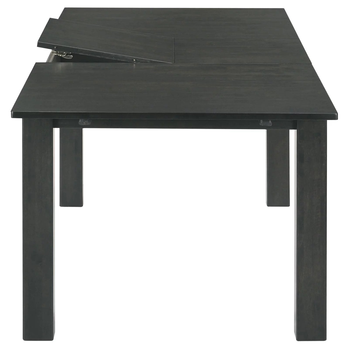 5-piece Rectangular Dining Set Grey and Black E89723