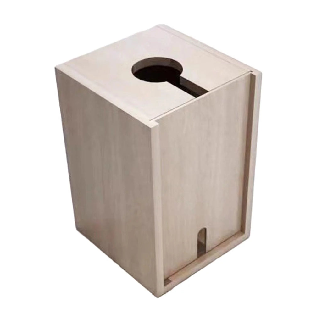 Wooden Paint Cup Organizer Box Y97673