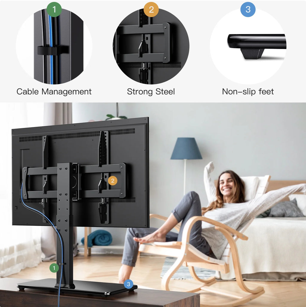 Universal Swivel TV Stand for 32-80" TVs A221