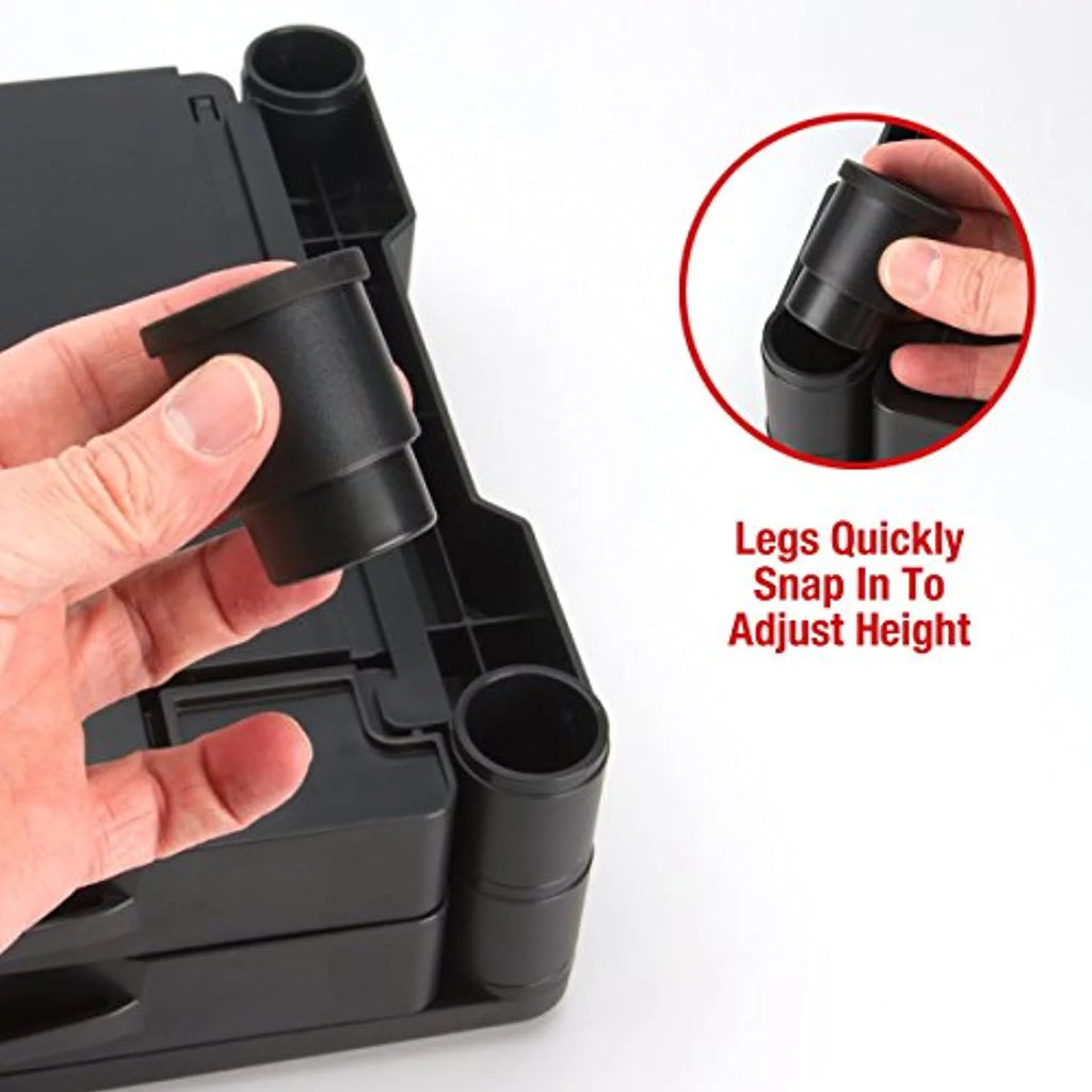 Adjustable Monitor Stand with Two Drawers B999