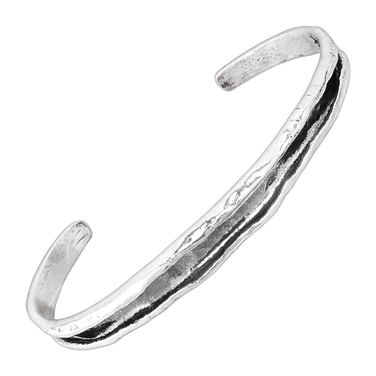Textured Cuff Bracelet in Sterling Silver D6520