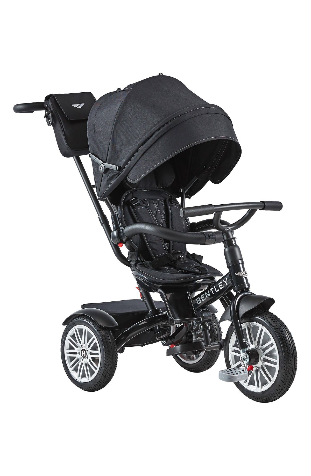 6-in-1 Baby Stroller Kids Trike Onyx Black Z178