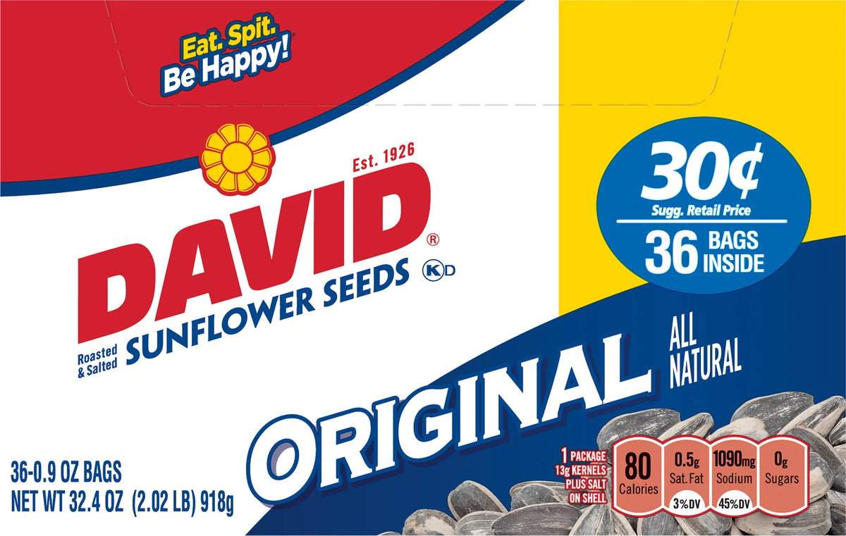 Sunflower Seeds 36 ct 0.9 oz Bags V7728