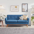 65" Button Tufted Upholstered Loveseat Sofa A731
