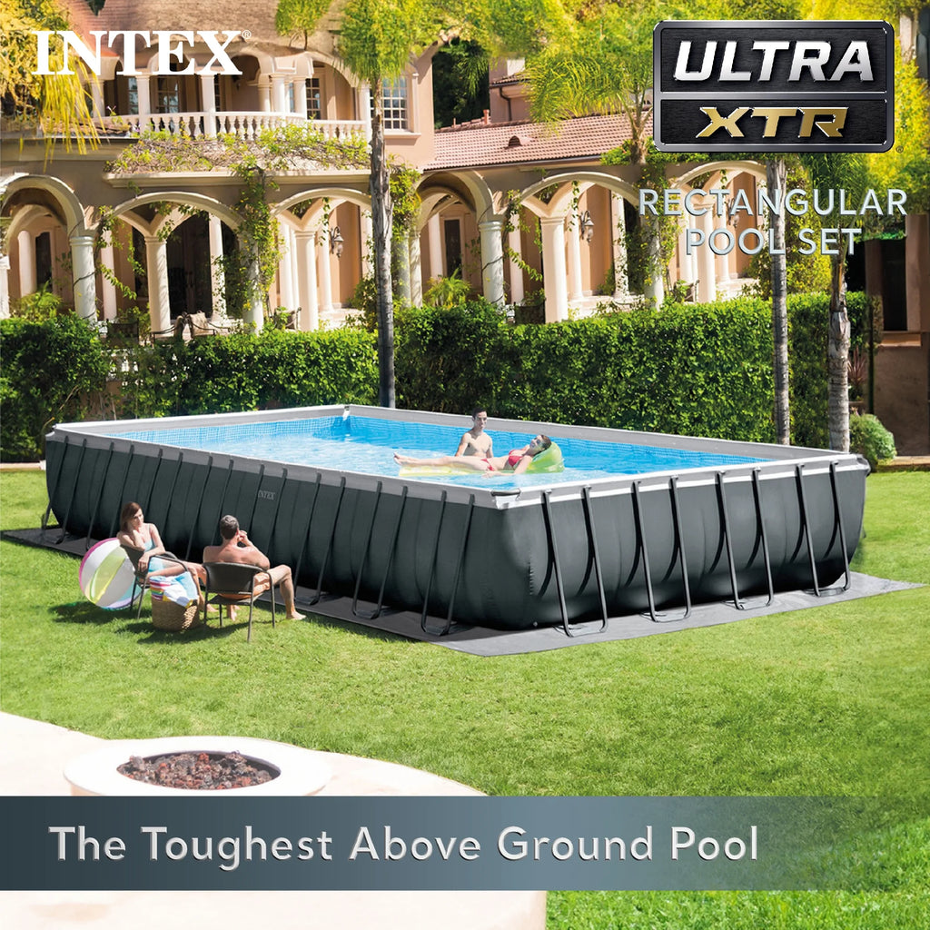 Rectangular Above Ground Swimming Pool Set E2626