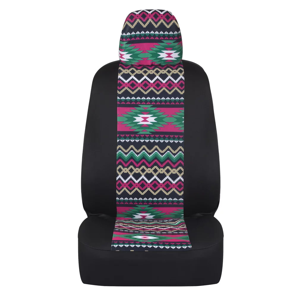 Two Tone Pattern Car Seat Covers B94883