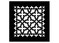 Black Aluminum Floor Grille J385832