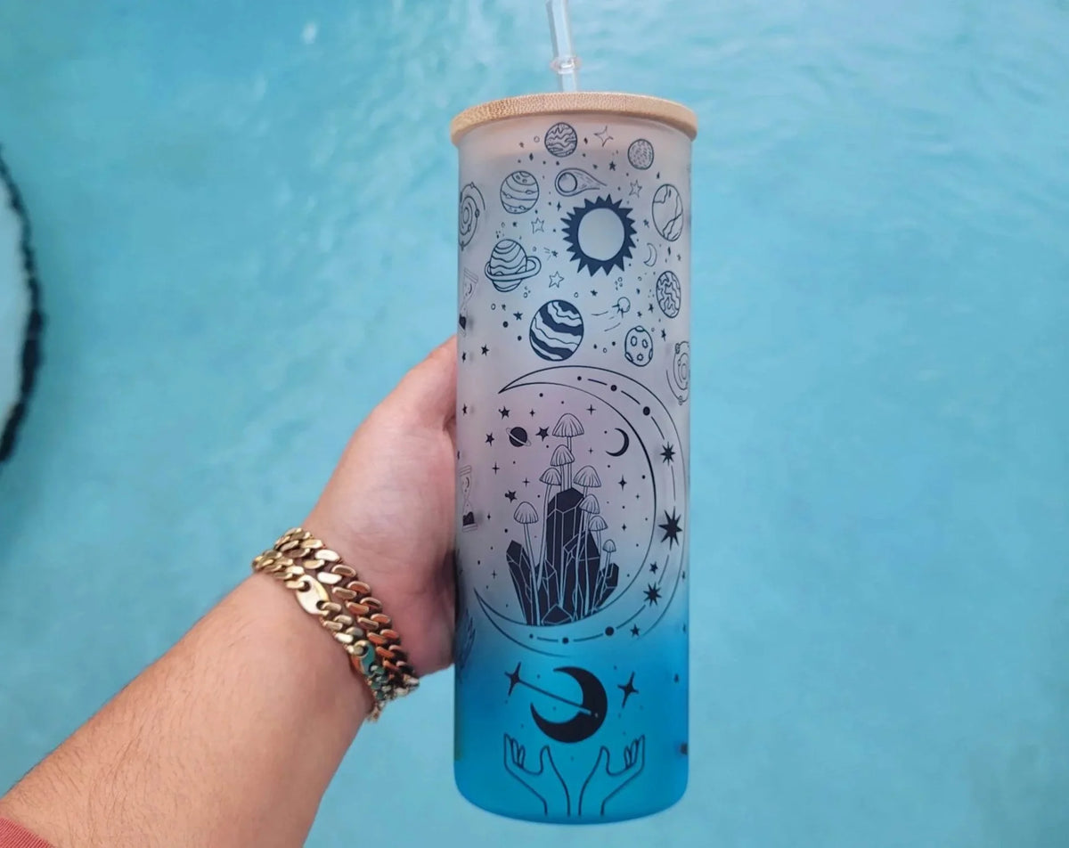 24 oz Mushroom Beer Can Glass R75009