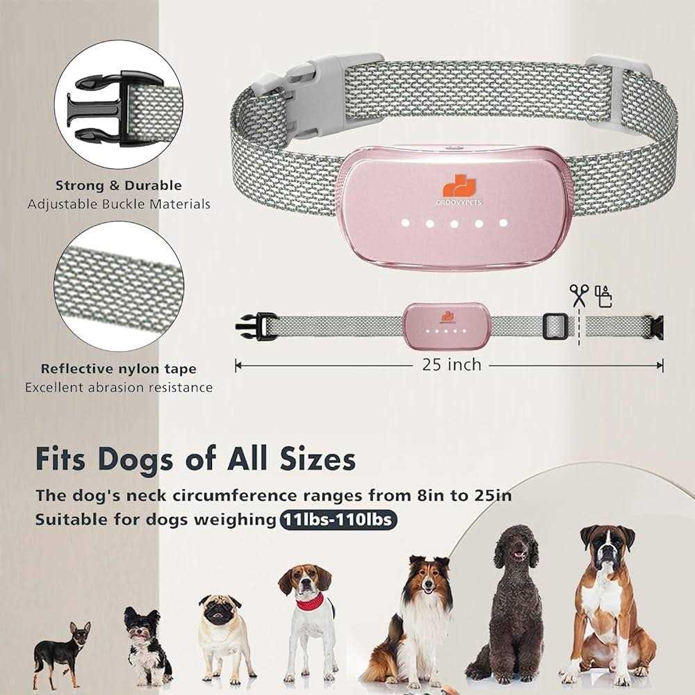 Automatic Anti bark Waterproof Rechargeable Dog Collar Z647