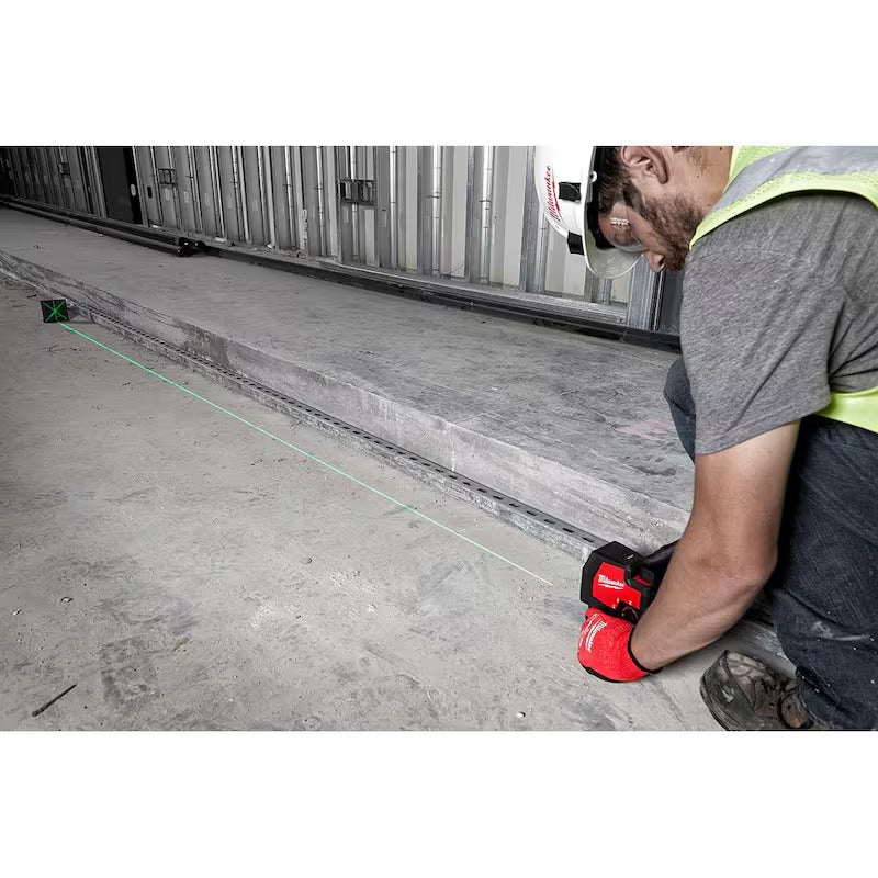 Green Rechargeable Cross Line Laser Level and LED Flood Light W668