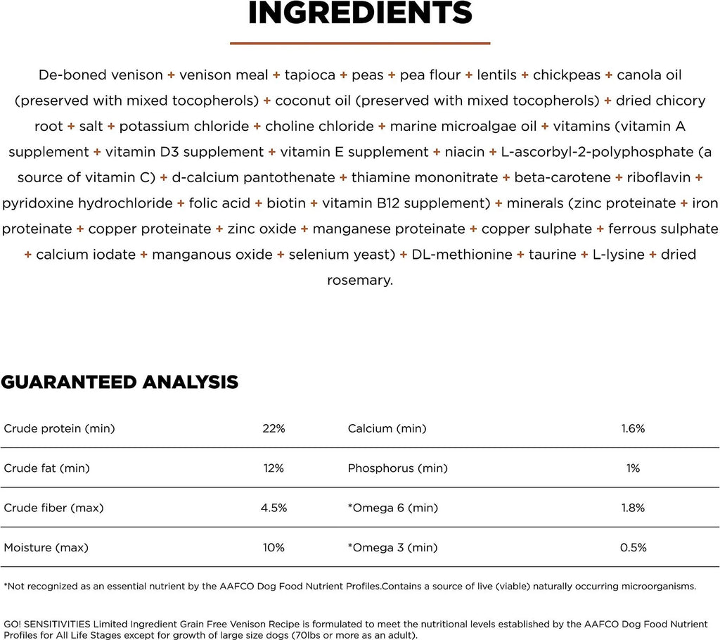 Limited Ingredient Grain-Free Dry Dog Food L471093