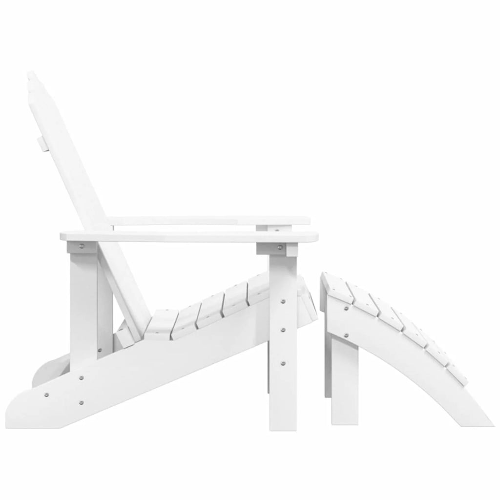 HDPE Outdoor Fire Pit Chair with Footstool A67024