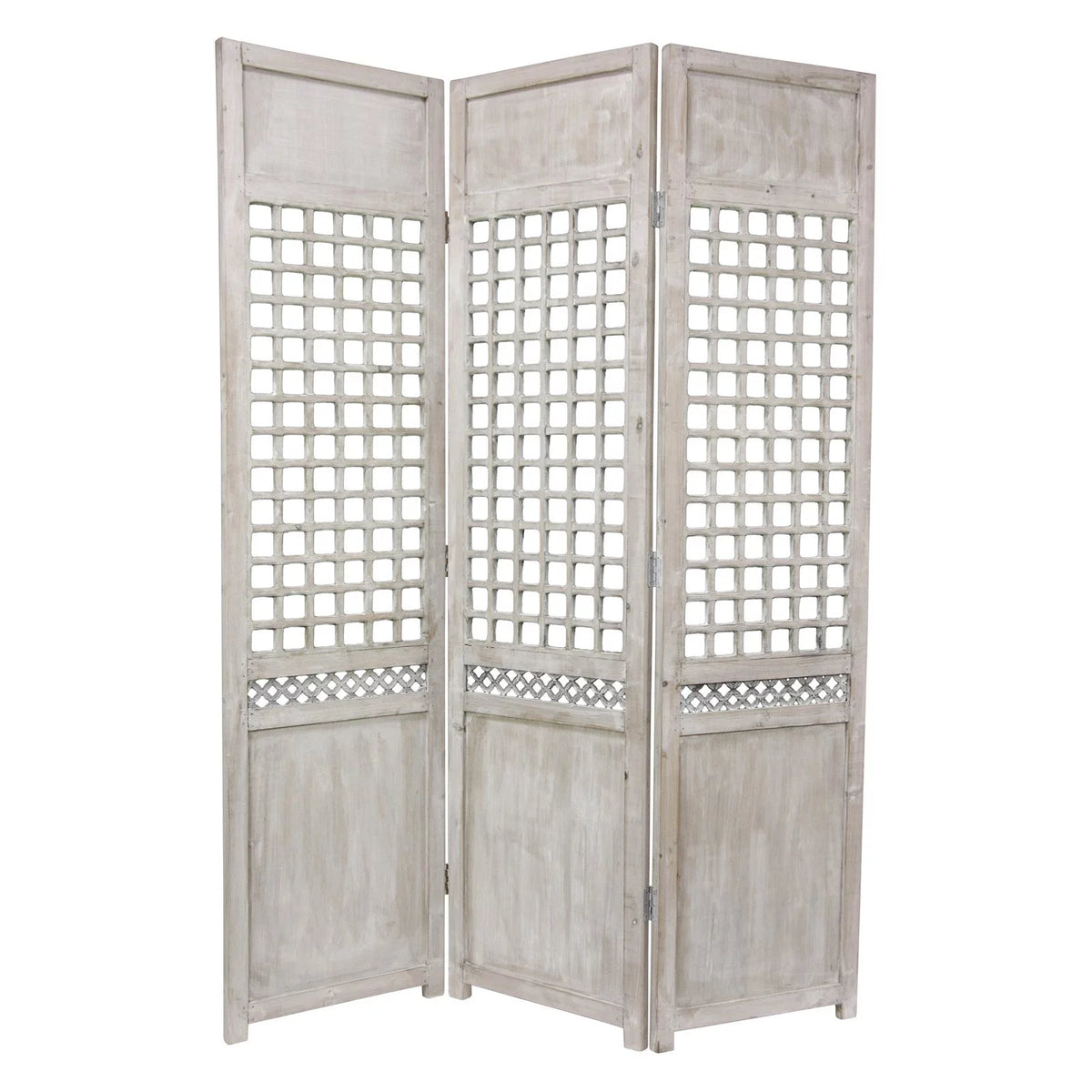 6 ft. Tall 3 Panel Open Lattice Room Divider K26942