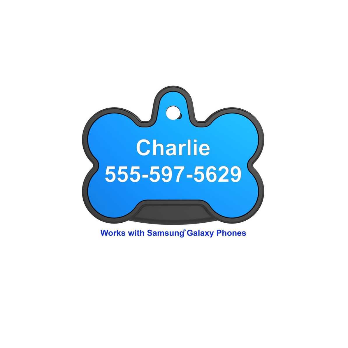 Smart Tag Dog Bone Personalized ID and Tracker M50765