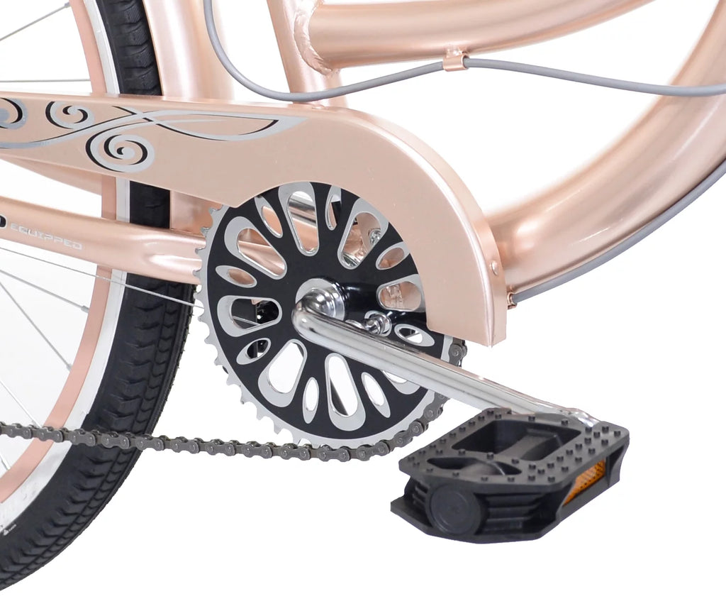 26 in. Rose Gold Women's Cruiser Bike L196375