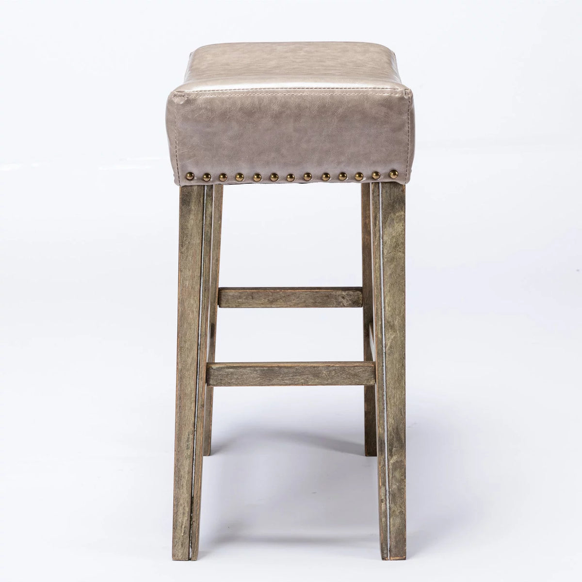 26" Counter Height Bar Stools Set of 2 Gray L459