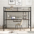 Full Bed with Keyboard Tray, 2 Shelves and Desk H59186