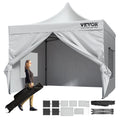 10x10 FT Pop up Canopy Tent with Removable Sidewalls T58213