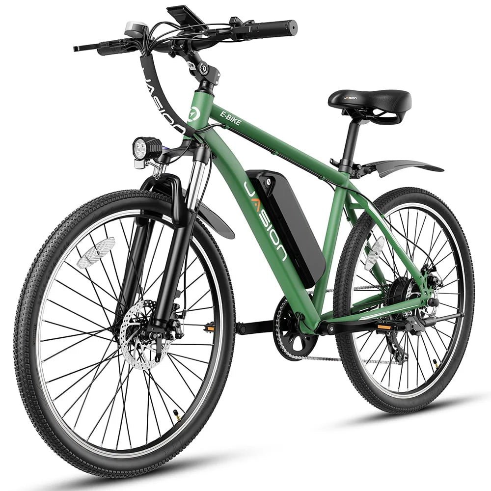 Electric Mountain Bike 26 Tires 350W 7 Speed Green P195