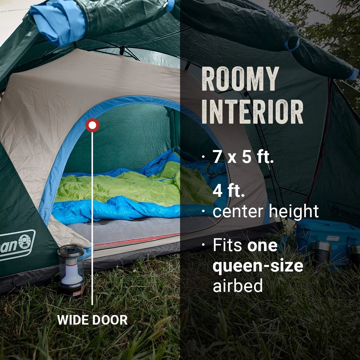 Camping Tent with Full Fly Vestibule B391