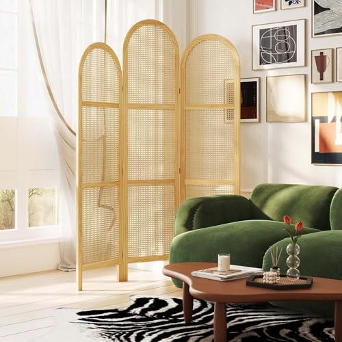 Pine Wood 5.6 Ft 3 Panels Room Divider O54227