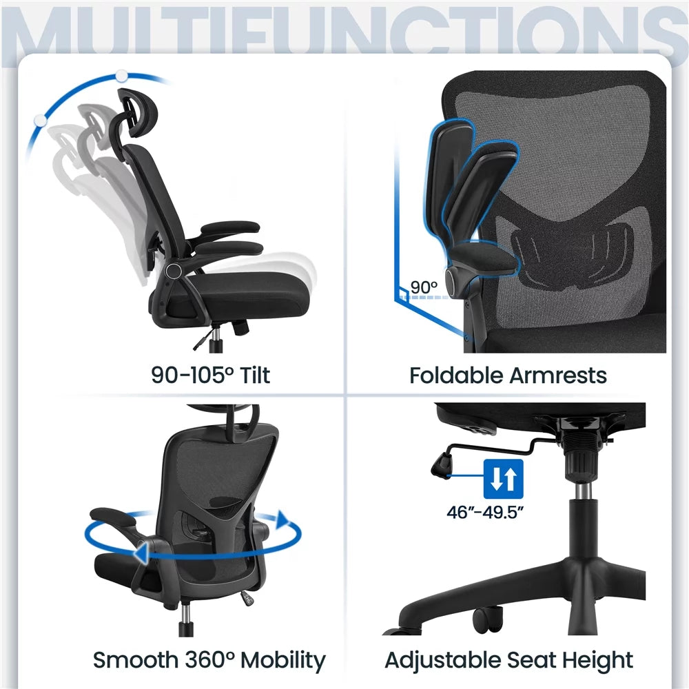 Black 28.5 in Active Chair V5365
