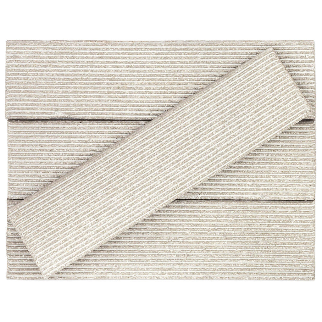 Matte White Clay Wall Tile 2 in. x 9 in. E53379