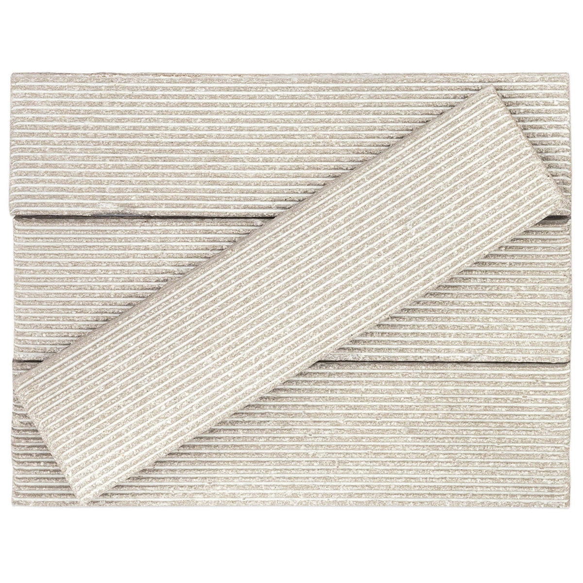 Matte White Clay Wall Tile 2 in. x 9 in. E53379