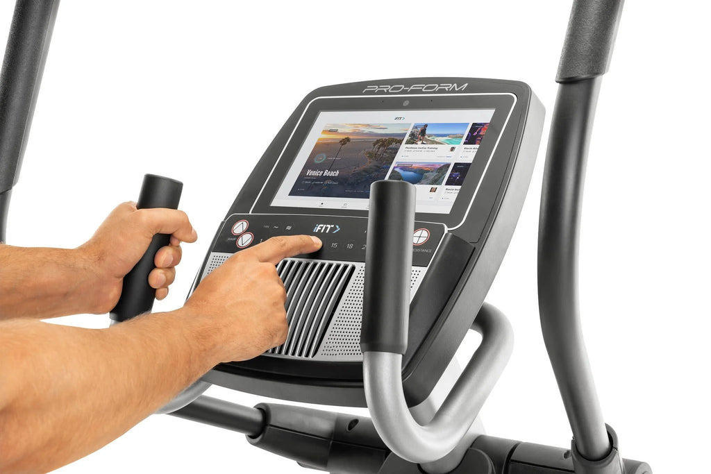 Smart Elliptical Trainer with 10 In. HD Touchscreen S61412
