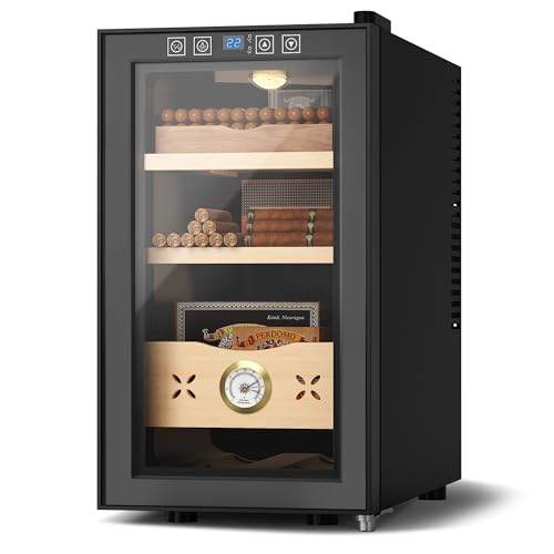 Electric Cigar Humidor Cabinet with Spanish Cedar Wood, 4 Layers S11874
