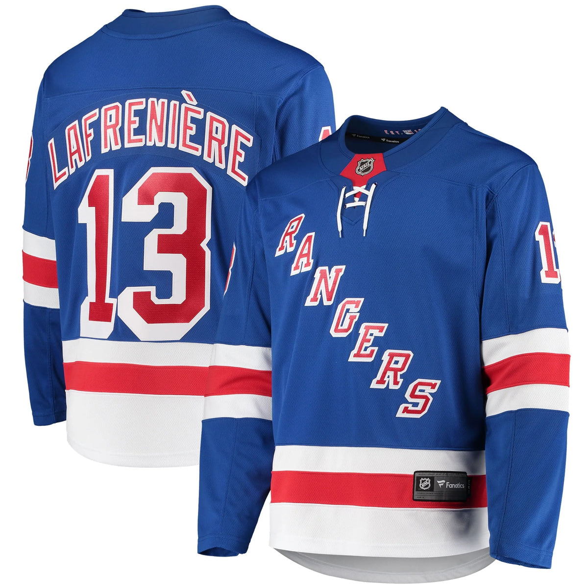 Men's Blue New York Rangers Jersey J198610