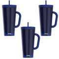 26 oz Tumbler with Straw and Handle X881278